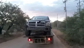 Localizan PESP y SEDENA arma de fuego en vehículo