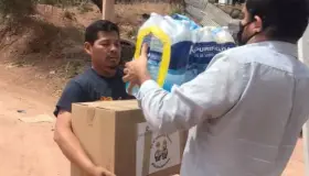 Continúa la entrega de apoyo alimentario