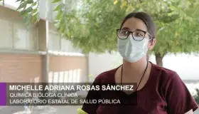 “Confío en que regresemos a una mejor normalidad, siendo más solidarios”: Michel Adriana Rosas, química del LESP