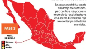 México, al rojo vivo; todo el país mantiene riesgo muy alto