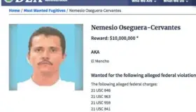 La DEA ofrece 10 mdd por localización de 'El Mencho'