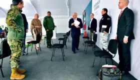 ‘Por sana distancia no hablé con manifestantes’: López Obrador