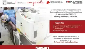 Llaman a donar plasma convalecientes de Covid-19