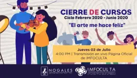 Realizarán cierre de cursos virtual