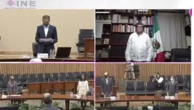 Rinden protesta 4 nuevos consejeros del INE