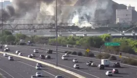 Descarrila tren de carga en Phoenix