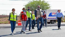 Supervisa obra del periférico