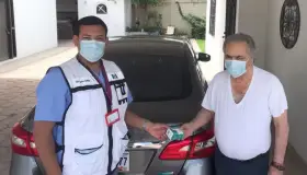 Dotan de Oxímetros y medicamento a población