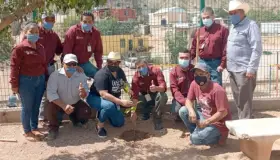 Reforestan parque en la Flores Magón