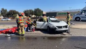 Mueren adultos mayores en accidente