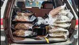 Detenido con droga envuelta como regalo