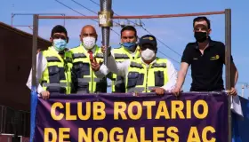 <b style="font-size: medium;">Exitoso recorrido del fuego Rotario</b>