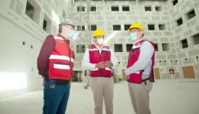 Supervisan avances de hospital regional