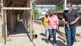 Avanzan construcción de aulas en el Estado