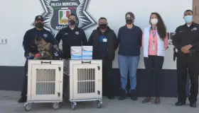 Recibe Policía Municipal donación