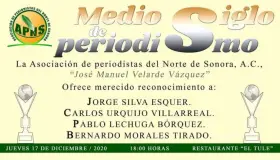 Reconocimiento por “Medio Siglo de periodismo”