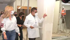 Gobernadora supervisa ampliación de hospital
