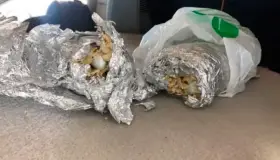 Descubren droga en burritos