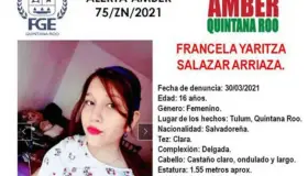 Activan Alerta Amber por Francela, hija de Victoria Esperanza