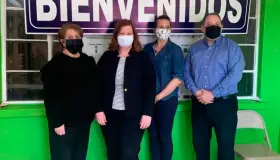 Visita Cónsul de EU albergue para migrantes