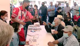 Aplican segunda dosis contra covid