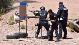 Participarán 10 agentes en competencia de tiro