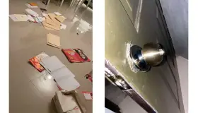 Denuncia Ana Bernal daños y robo en oficina de campaña