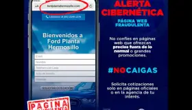 Advierte Unidad Cibernética de SSP Sonora por sitio fraudulento de venta de autos