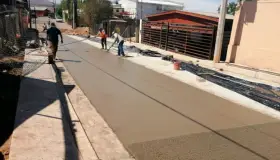 Culminan pavimentación en Lomas de Nogales 2