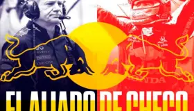 Apoyo fundamental; Checo destaca relación con Newey