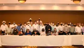 Dialoga Alfonso Durazo con sindicatos independientes