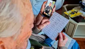 La pasión de este abuelito captó la atención de Messi