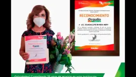 Reconoce CECyTE a su personal con 30 años