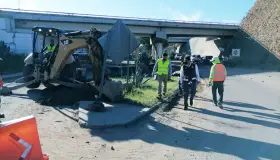 Inician mejoras en pavimento de Garita Mariposa