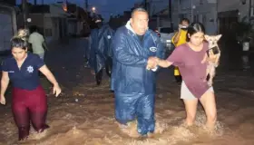 ‘Pamela’ deja inundaciones en varias colonias de Mazatlán, Sinaloa