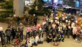 Ciclistas se suman a Rodada Rosa contra cáncer de mama