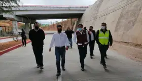 Concluyen rehabilitación de acceso por garita Mariposa